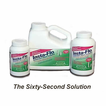 Insta-Flo drain cleaner